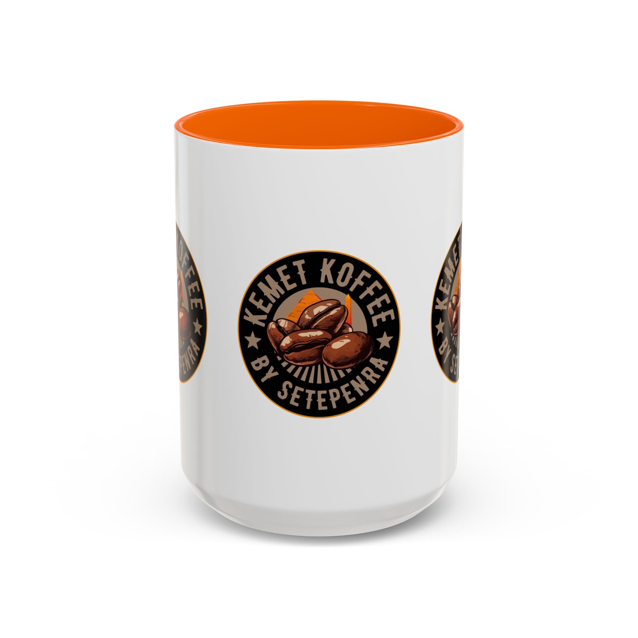 Kemet Koffee By Setepenra Accent Coffee Mug, 11oz, 15oz (Various Colors)