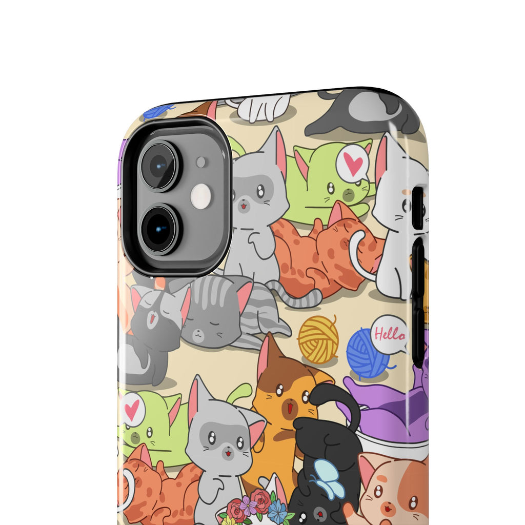 Cats A Lot Tough Phone Case (For iPhone, Galaxy & More)