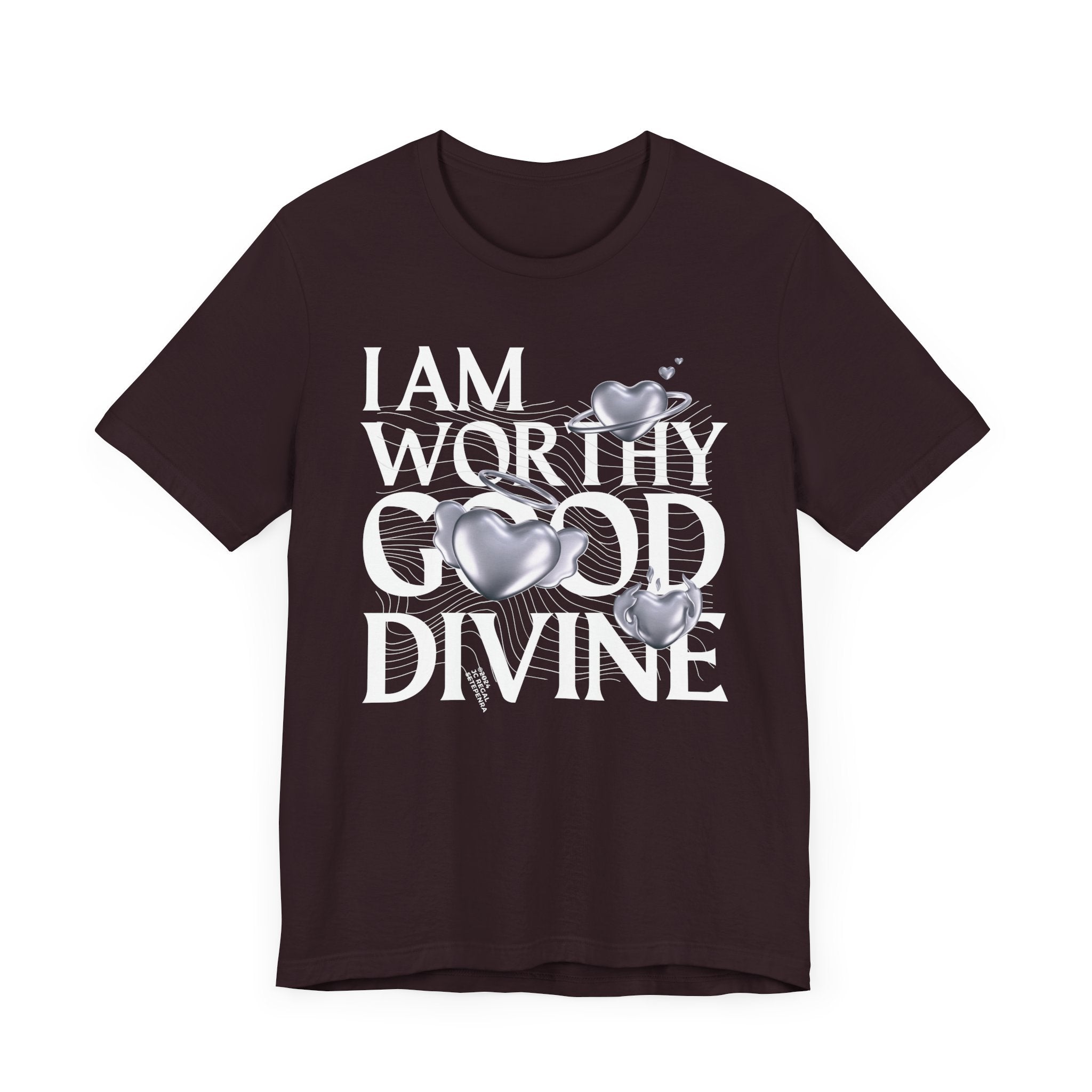 I AM WORTHY GOOD DIVINE Unisex Jersey Short Sleeve Tee SETEPENRA T-Shirt.