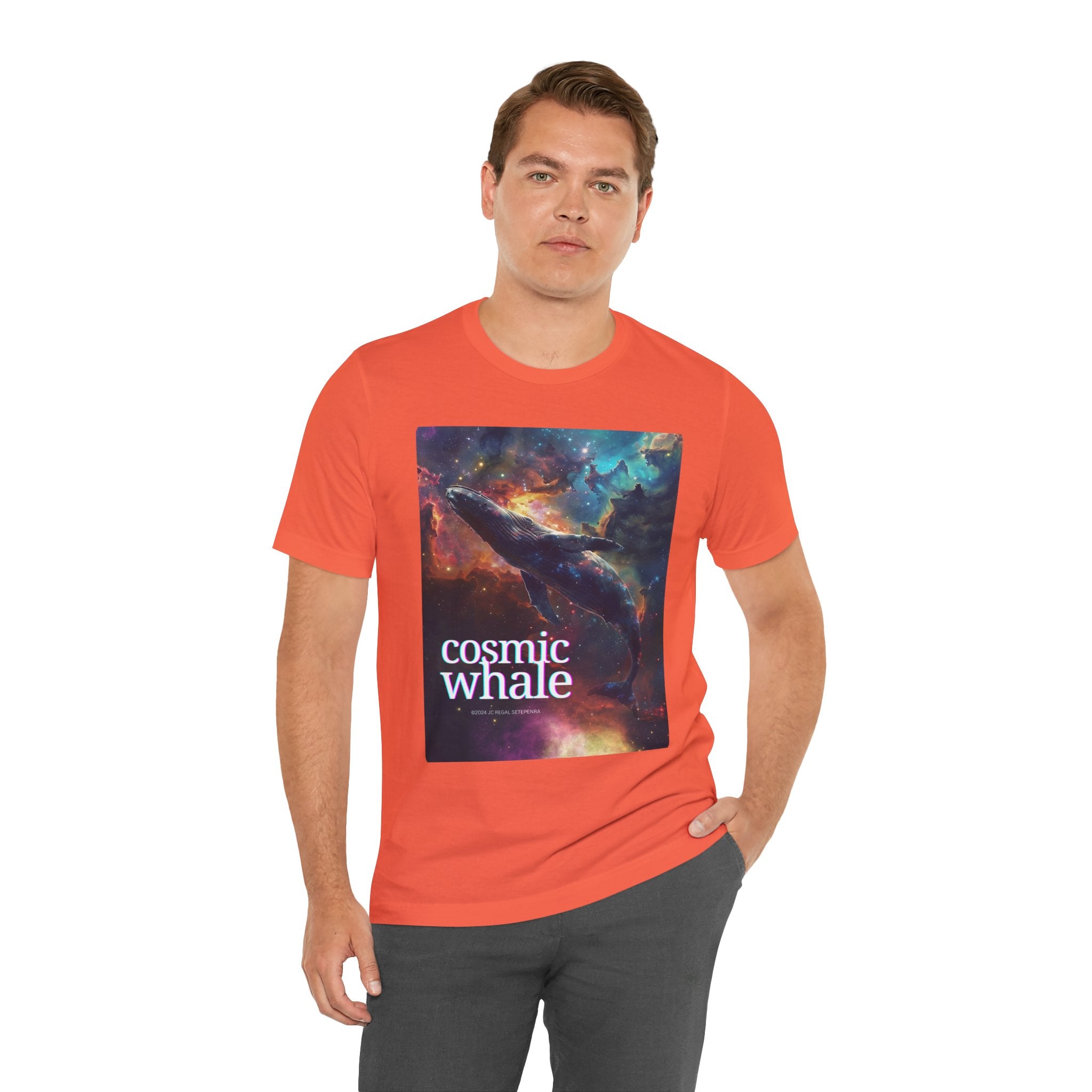 Cosmic Whale Unisex Jersey Short Sleeve Tee