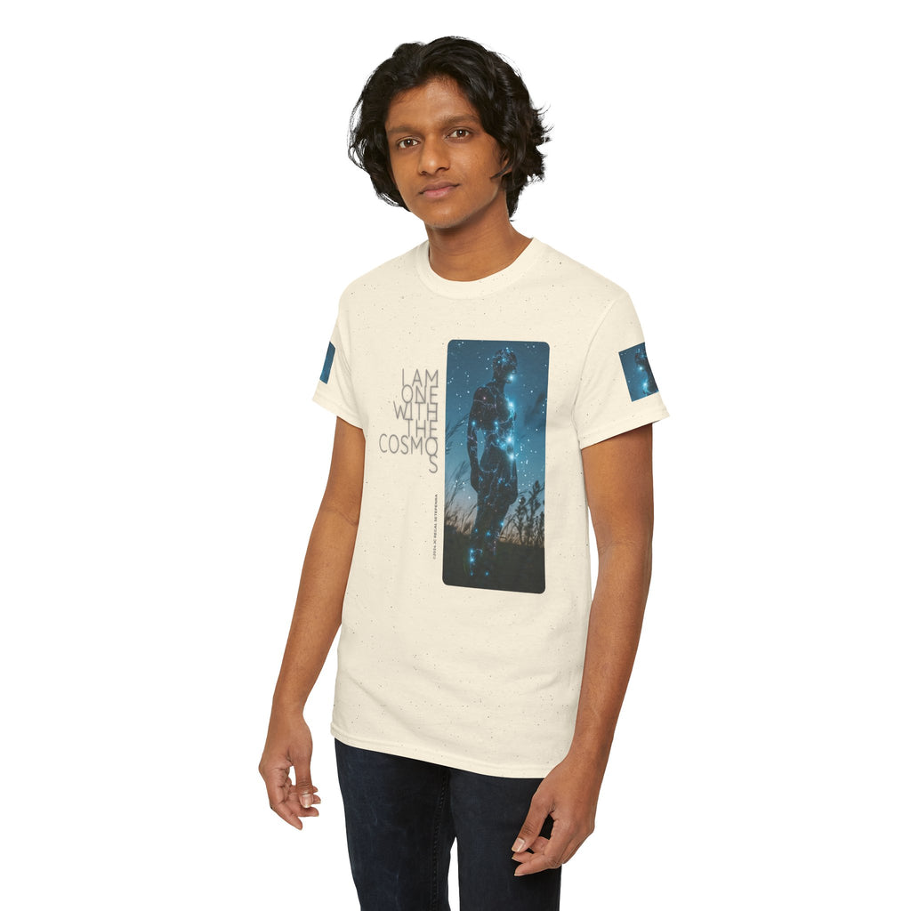 One With The Cosmos Unisex Heavy Cotton Tee