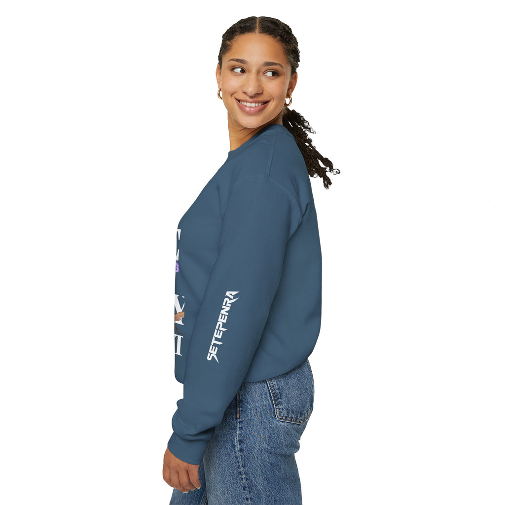 Channel It Unisex Heavy Blend™ Crewneck Sweatshirt (White Print)