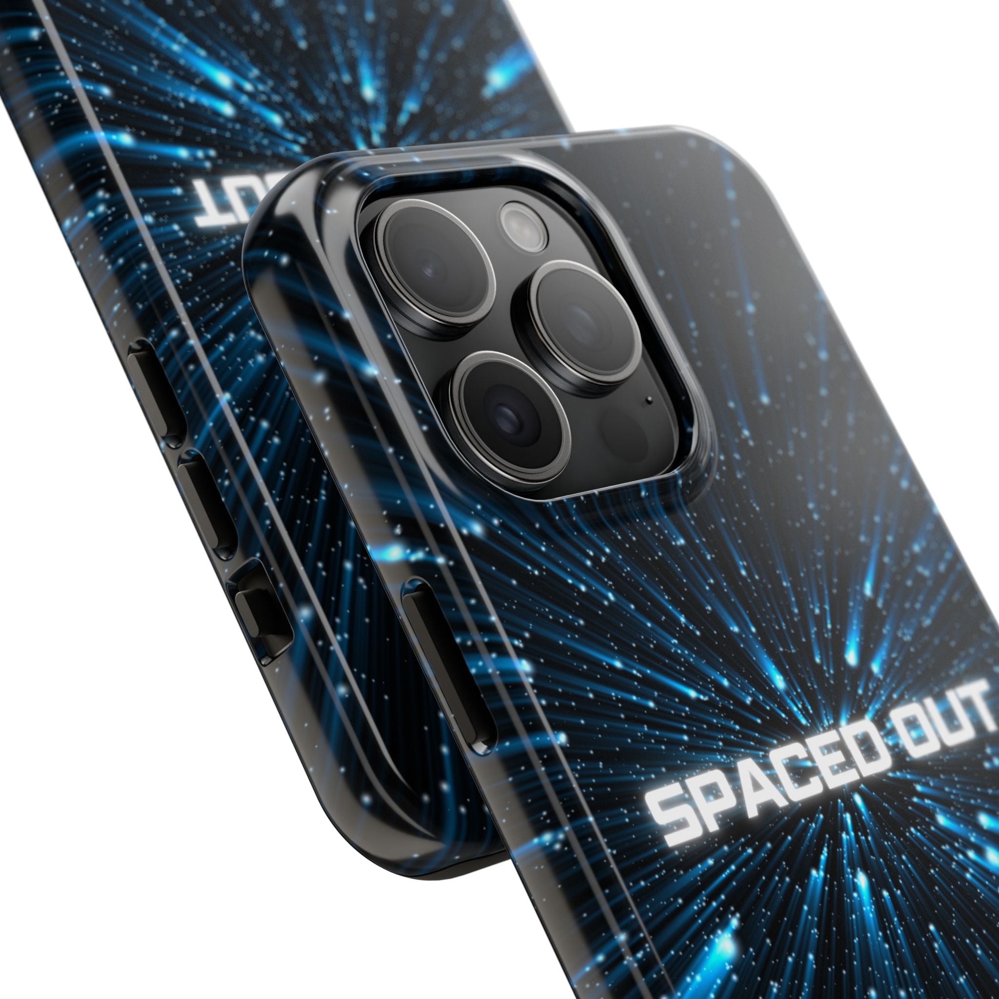 Spaced Out Tough Phone Case — Cosmic Space Warp Protective Cover