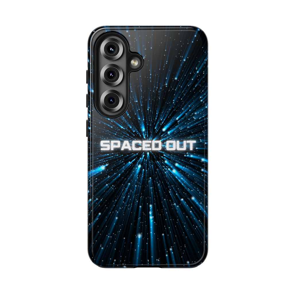 Spaced Out Tough Phone Case — Cosmic Space Warp Protective Cover