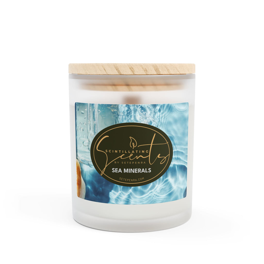 Scintillating Scents by SETEPENRA Frosted Glass Candle, 11oz
