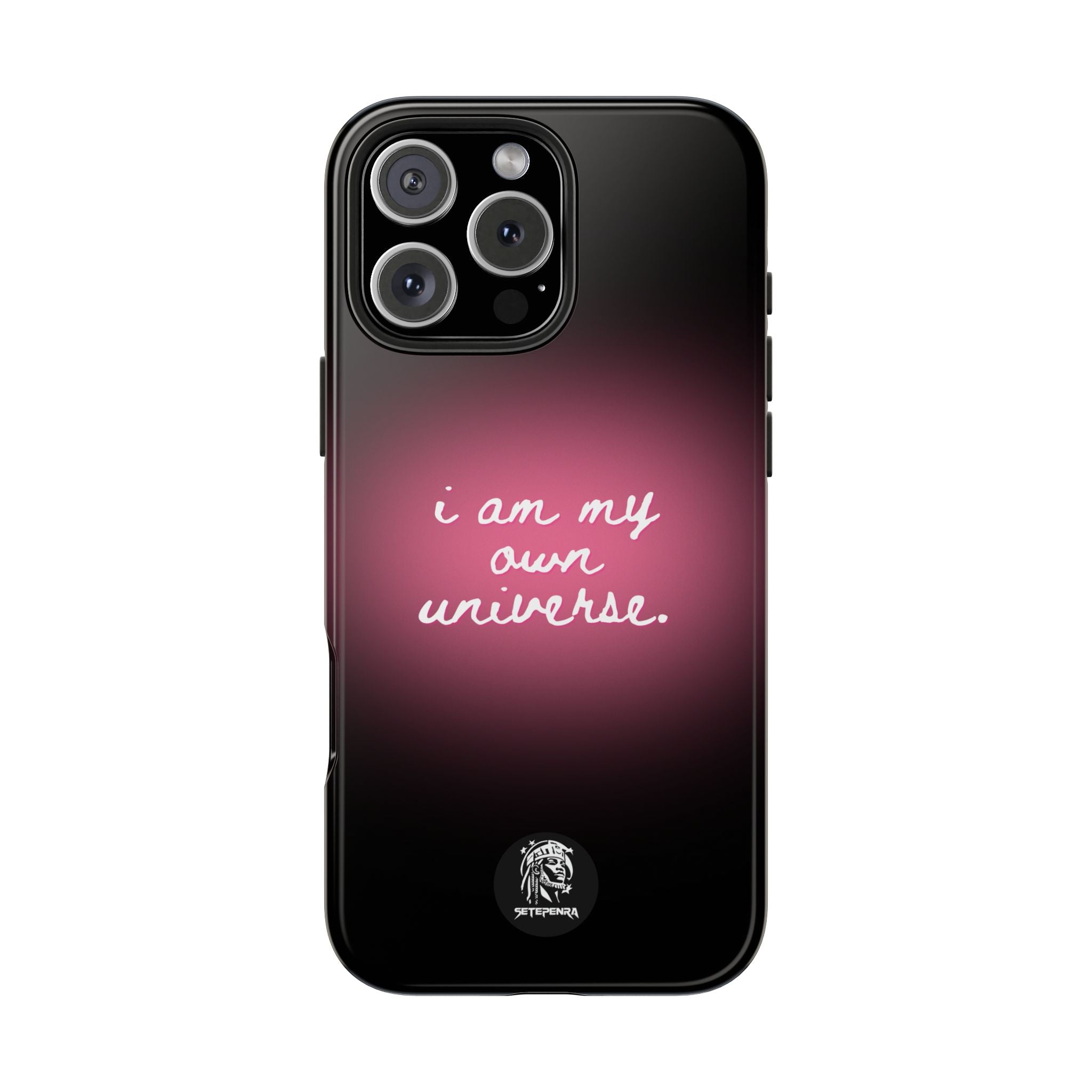 I Am My Own Universe Tough Phone Case (For iPhone, Galaxy & More) - Black