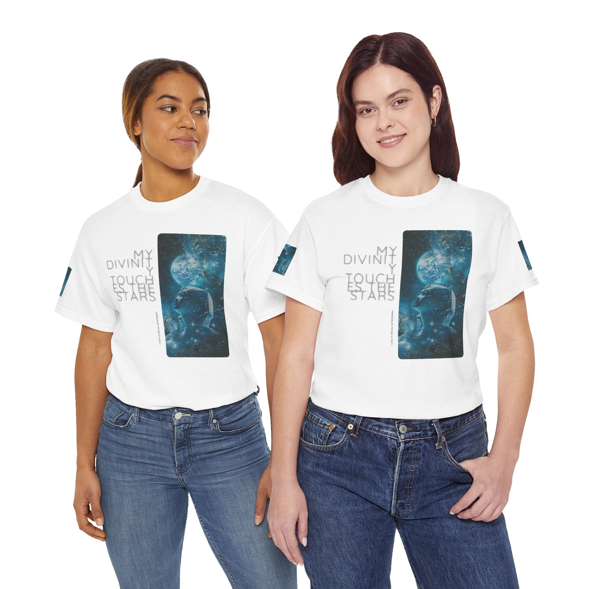 My Divinity Touches The Stars Unisex Heavy Cotton Tee