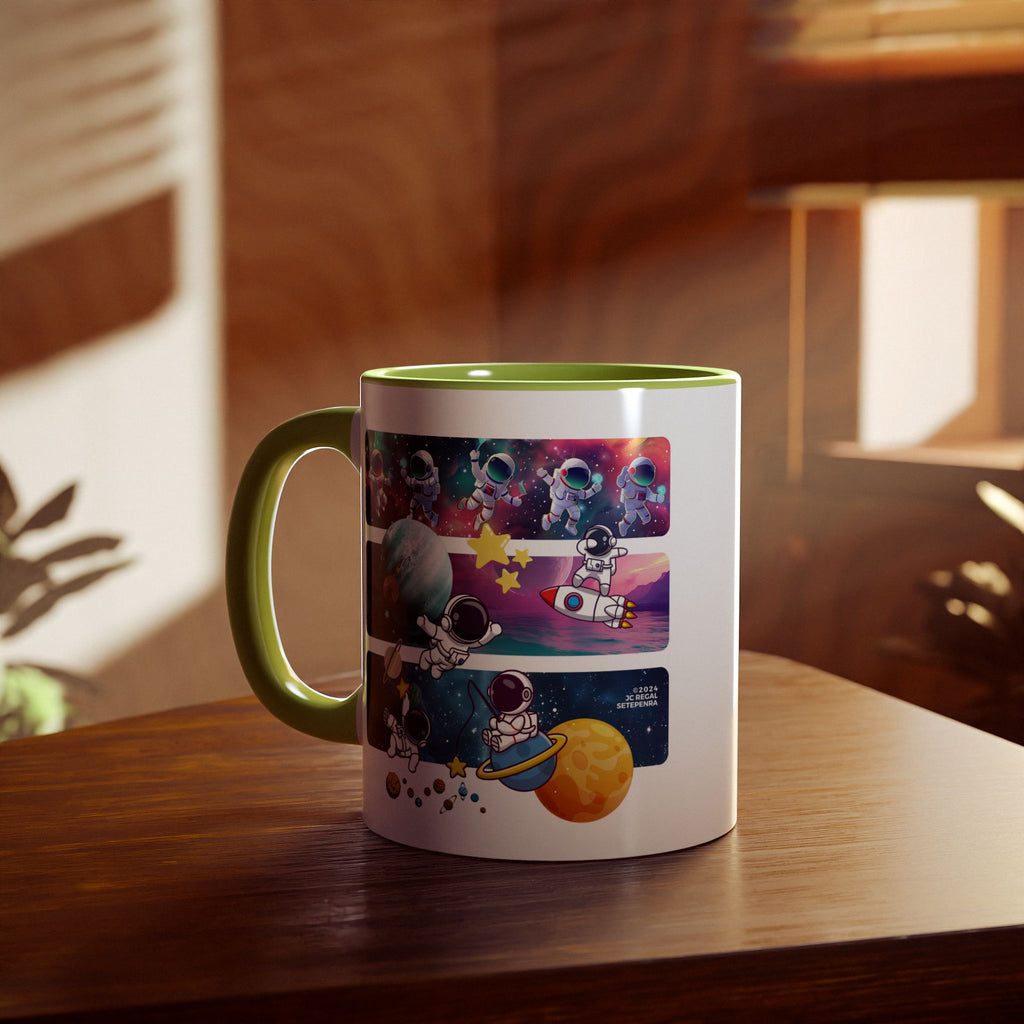 Astro Cosmo (V2.0) Accent Mug, 11oz (Various Colors)