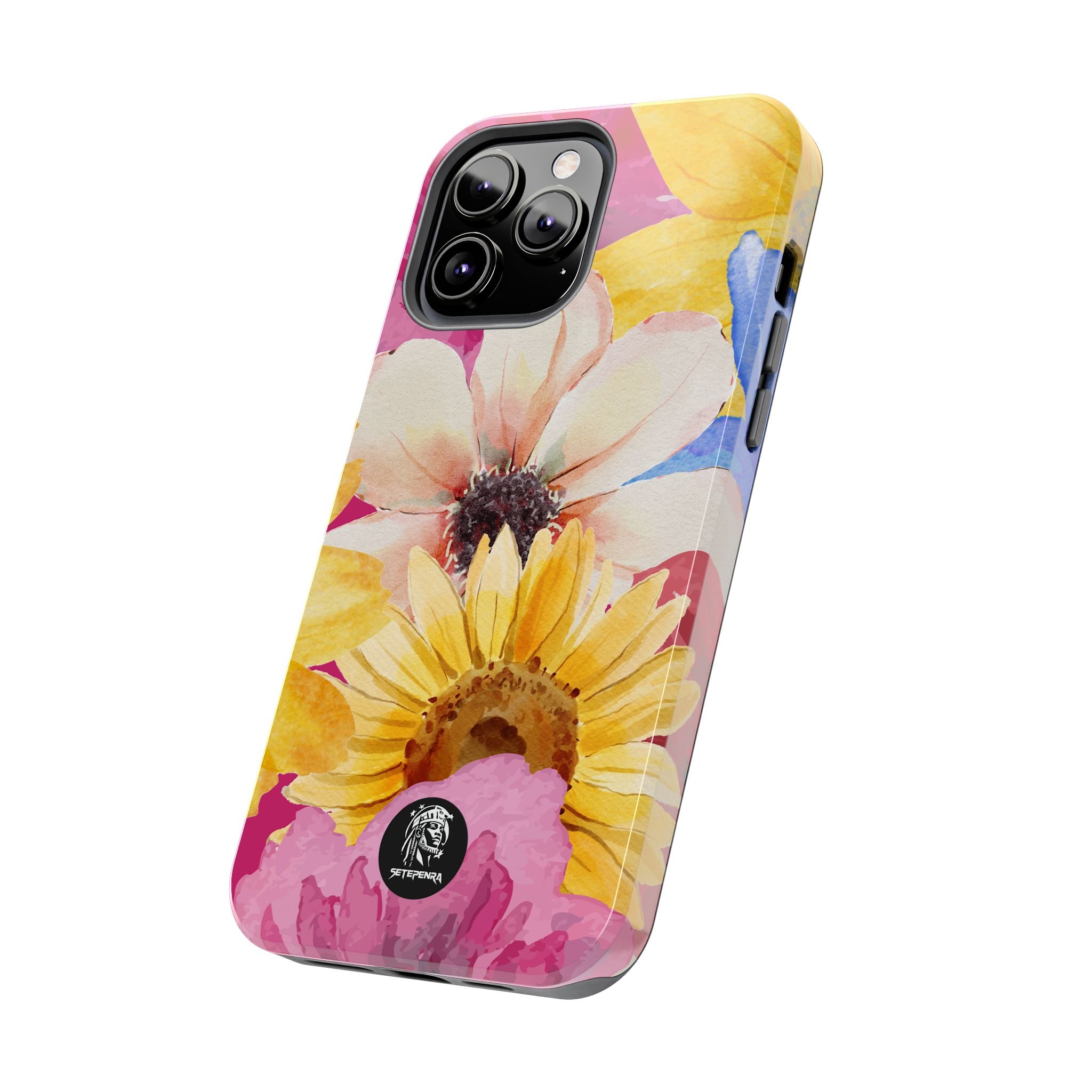 Watercolor Flowers Tough Phone Case (For iPhone, Galaxy & More)