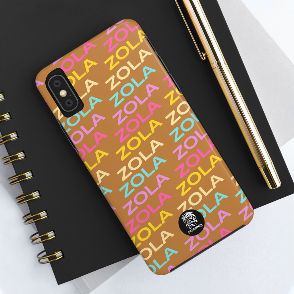 Zola Tough Phone Case (For iPhone, Galaxy & More) - Light Brown
