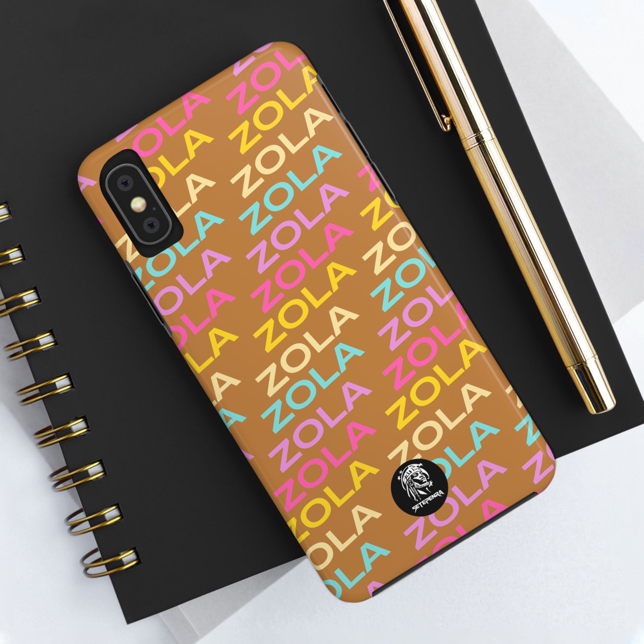 Zola Tough Phone Case (For iPhone, Galaxy & More) - Light Brown