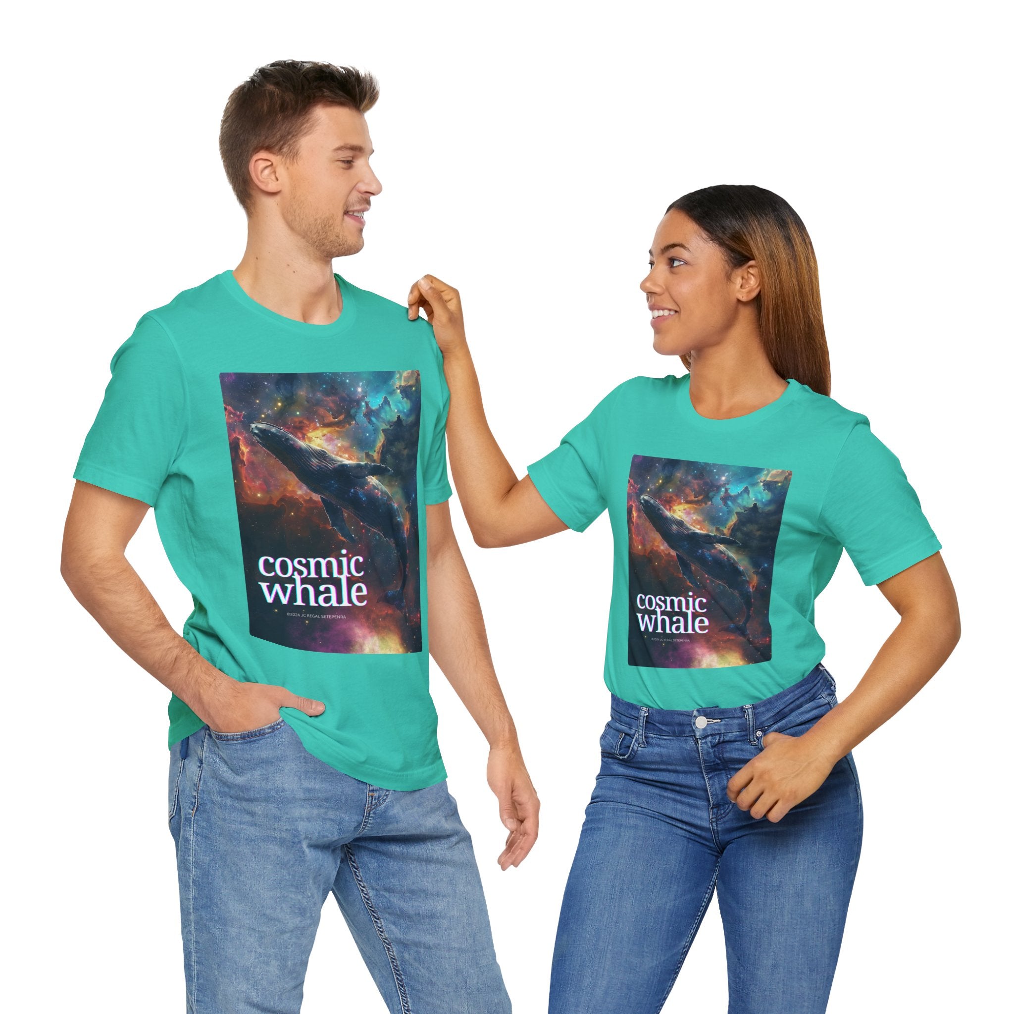 Cosmic Whale Unisex Jersey Short Sleeve Tee
