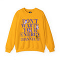 Channel It Unisex Heavy Blend™ Crewneck Sweatshirt (Purple Print) SETEPENRA Sweatshirt.