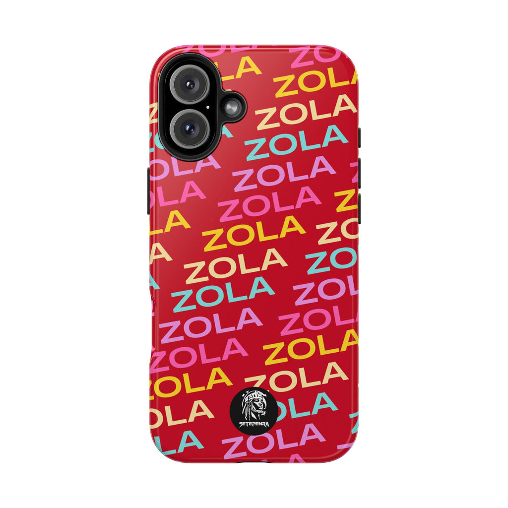 Zola Tough Phone Case (For iPhone, Galaxy & More) - Dark Red