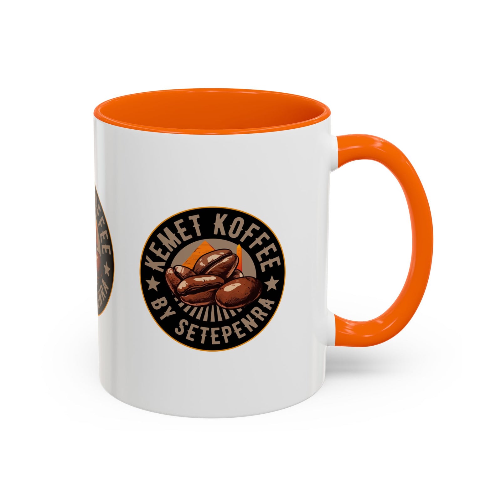 Kemet Koffee By SETEPENRA Accent Coffee Mug, 15oz (Various Colors)