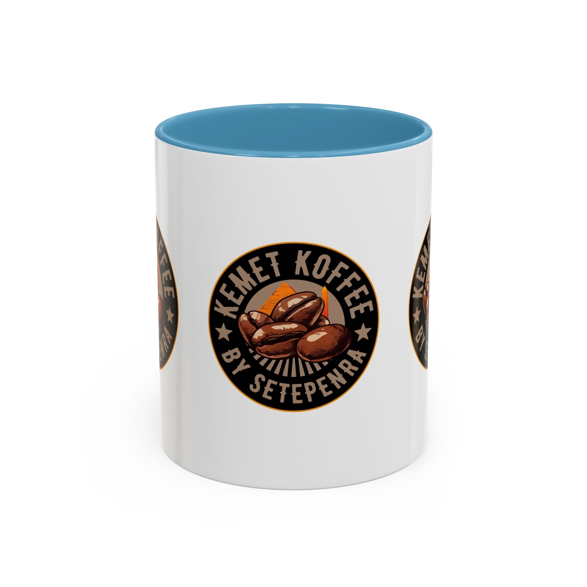 Kemet Koffee By Setepenra Accent Coffee Mug, 11oz, 15oz (Various Colors)