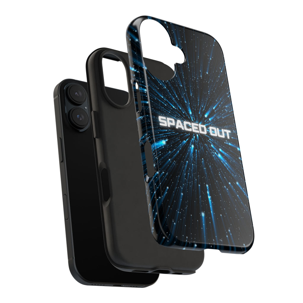 Spaced Out Tough Phone Case — Cosmic Space Warp Protective Cover