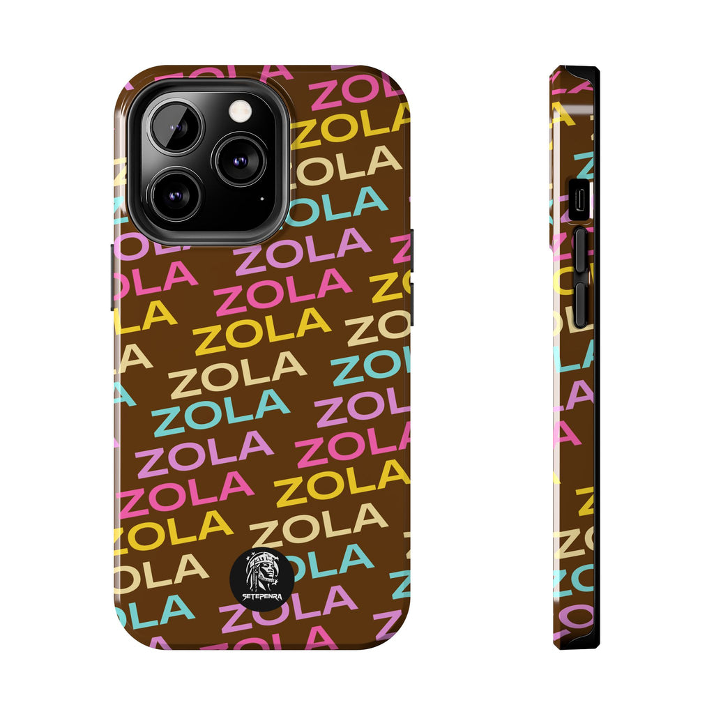 Zola Tough Phone Case (For iPhone, Galaxy & More) - Brown SETEPENRA Phone Case.