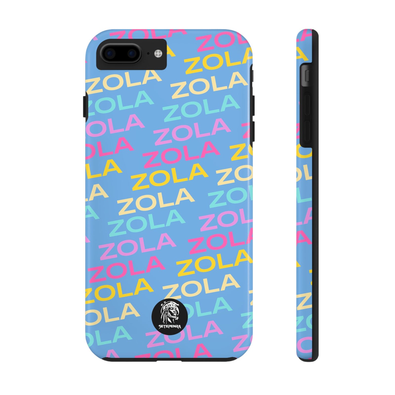 Zola Tough Phone Case (For iPhone, Galaxy & More) - Light Blue SETEPENRA Phone Case.