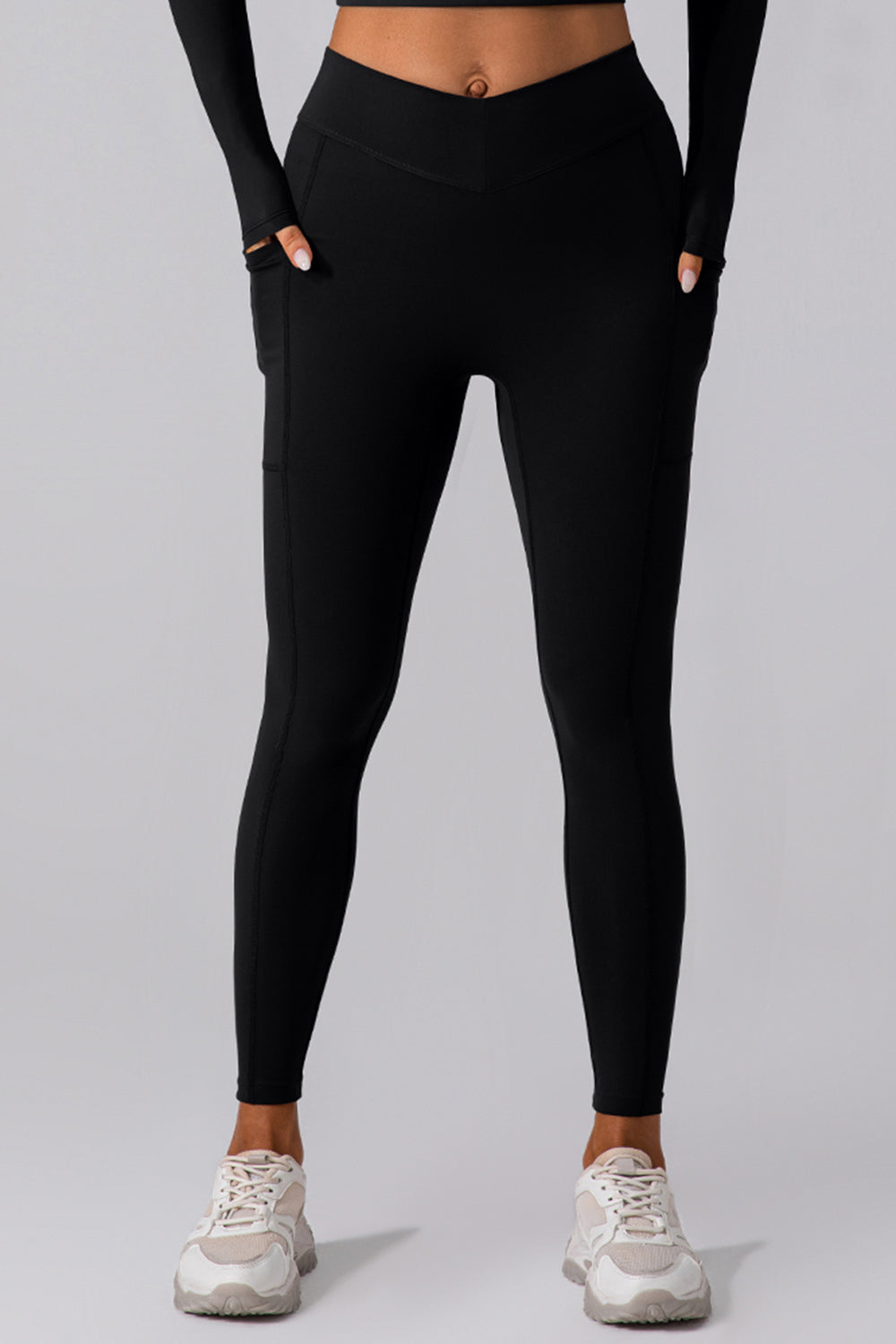 High Waist Active Leggings with Pockets SETEPENRA .