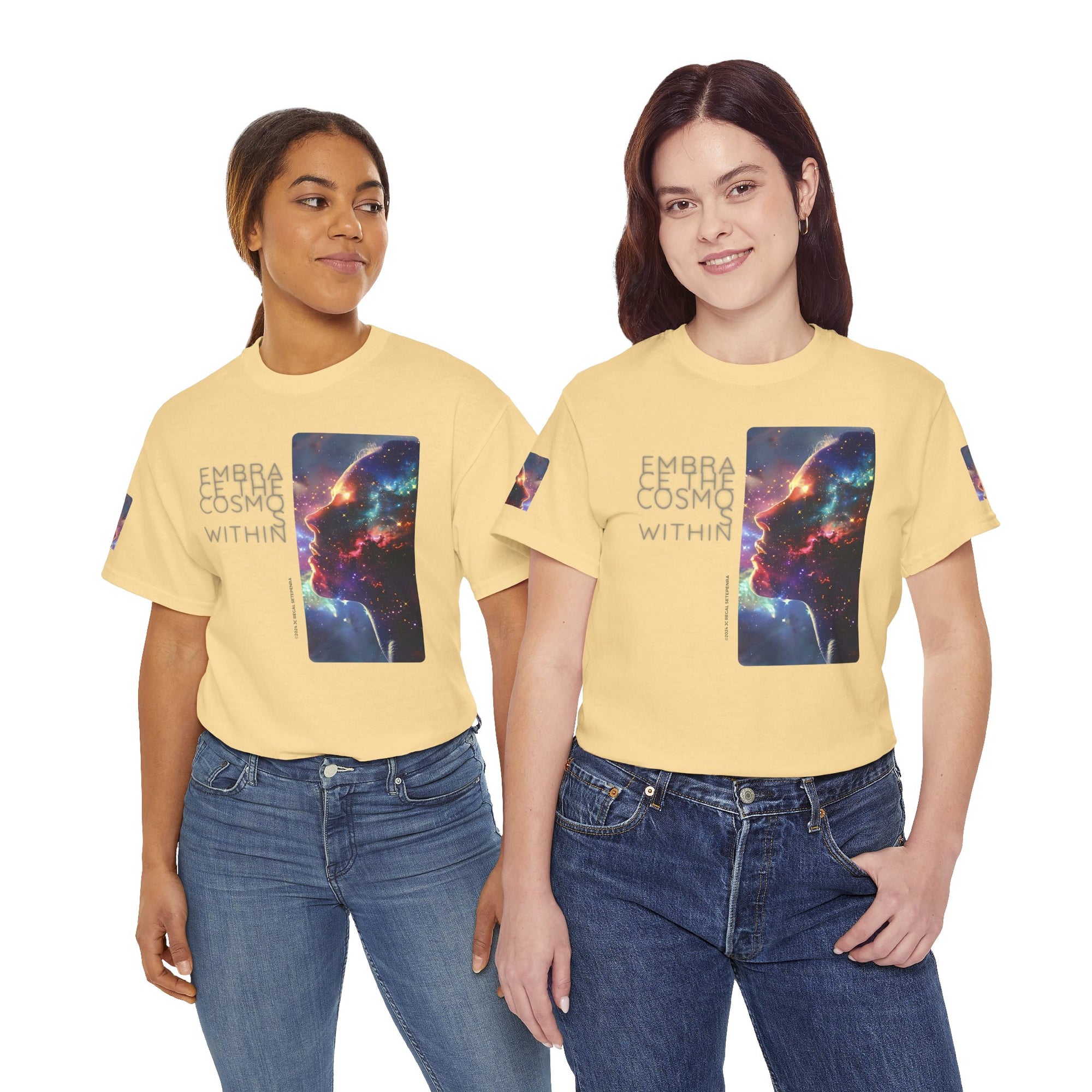 Embrace The Cosmos Within Unisex Heavy Cotton Tee
