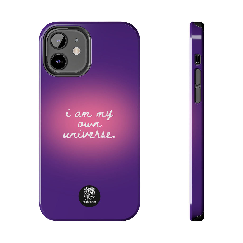 I Am My Own Universe Tough Phone Case (For iPhone, Galaxy & More) - Purple SETEPENRA Phone Case.