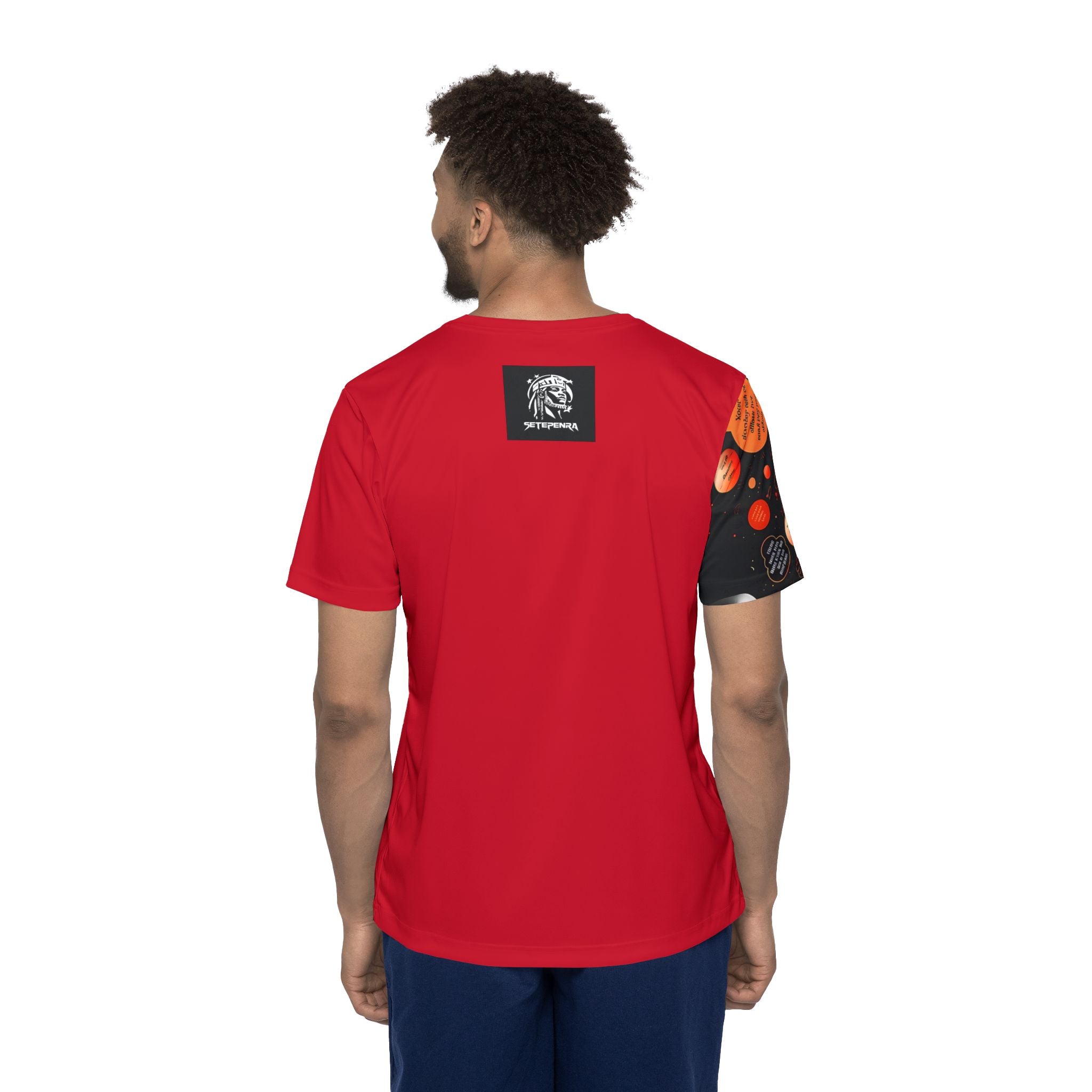 Mind Your Words Men's Sports Jersey (Dark Red) SETEPENRA All Over Prints.