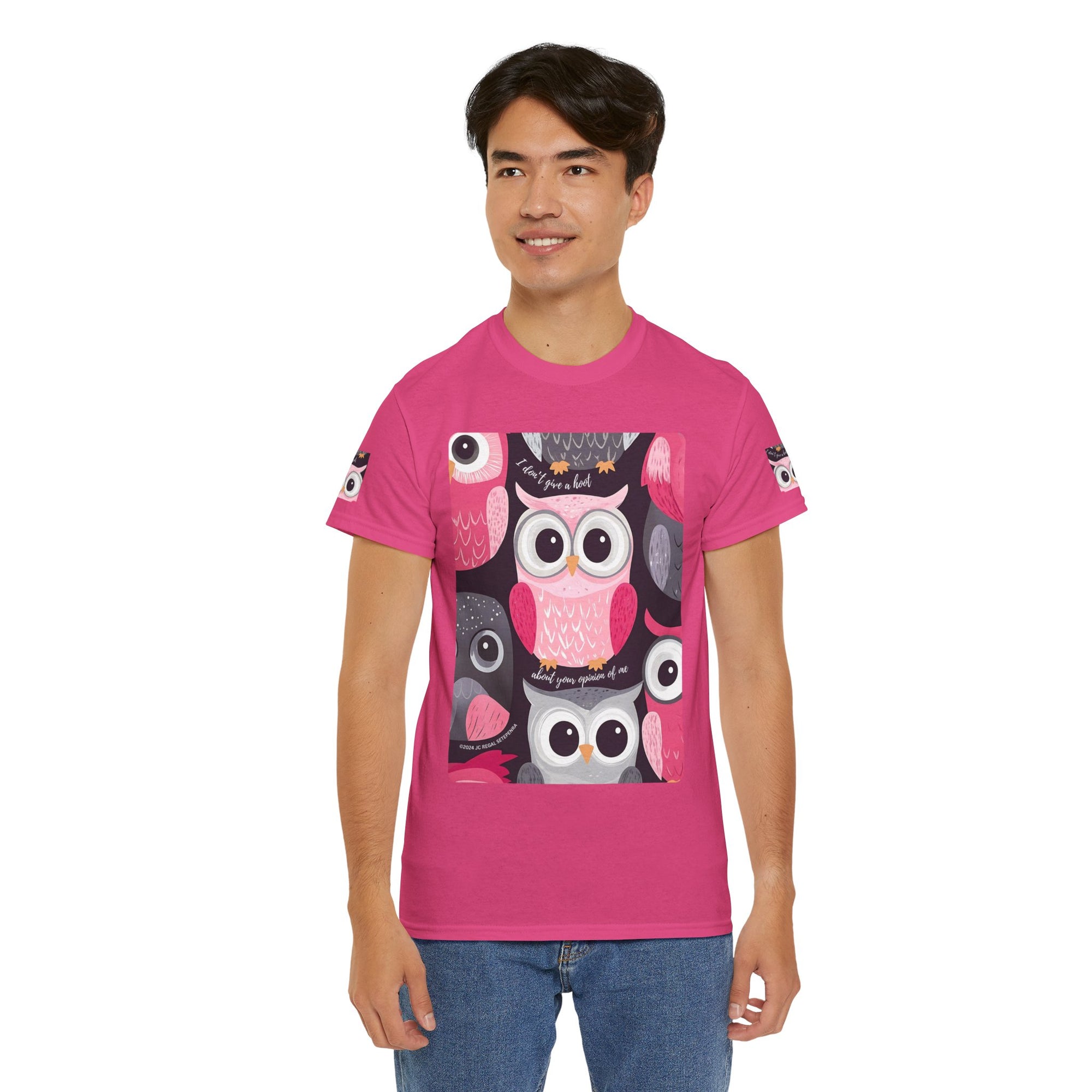 Don't Give A Hoot Unisex Heavy Cotton Tee
