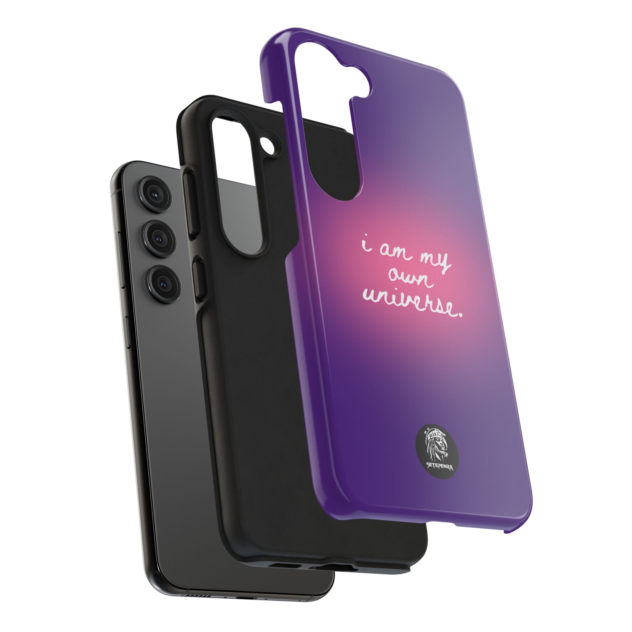I Am My Own Universe Tough Phone Case (For iPhone, Galaxy & More) - Purple