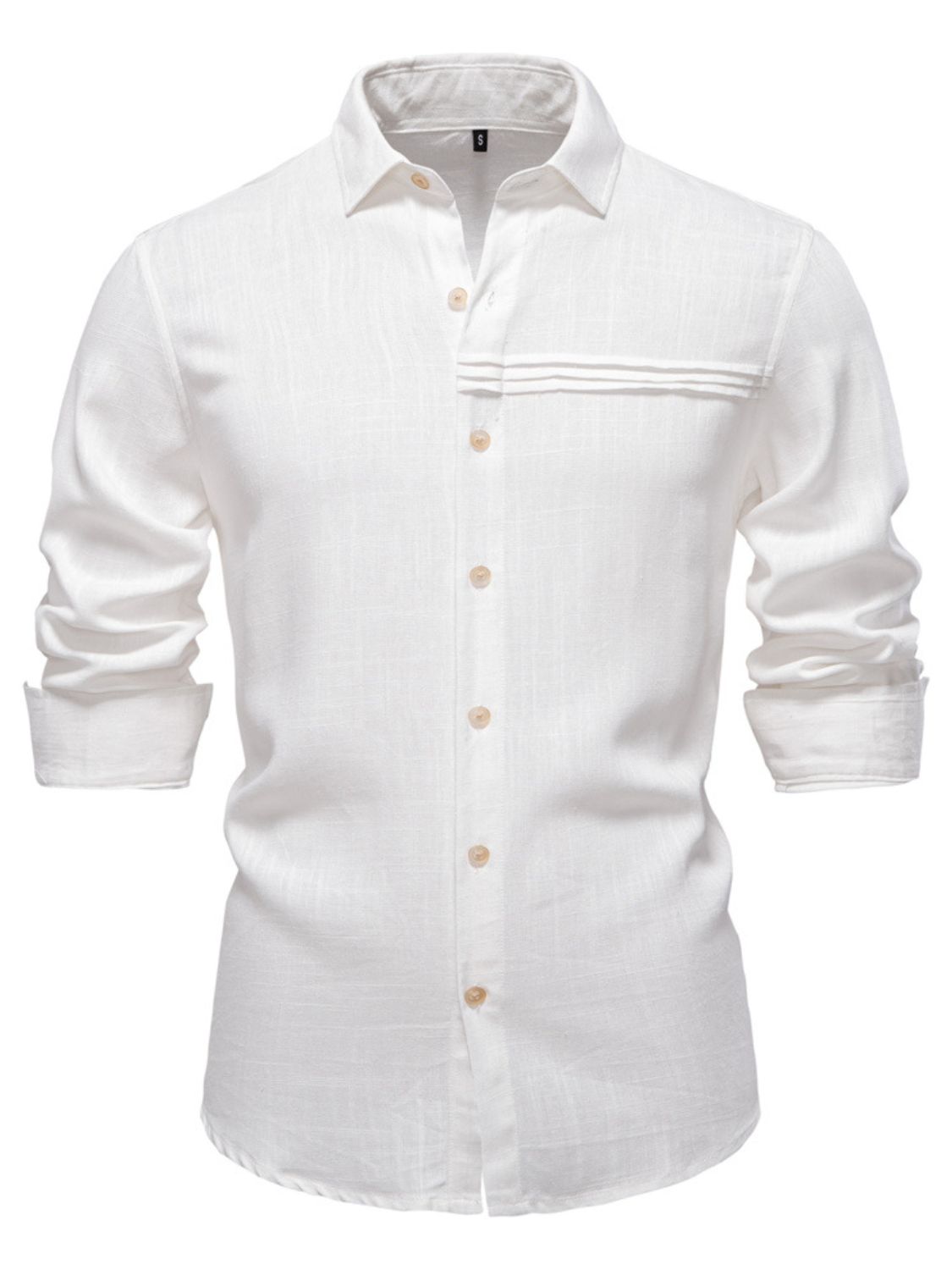 Men's Button Down Collared Neck Shirt SETEPENRA .