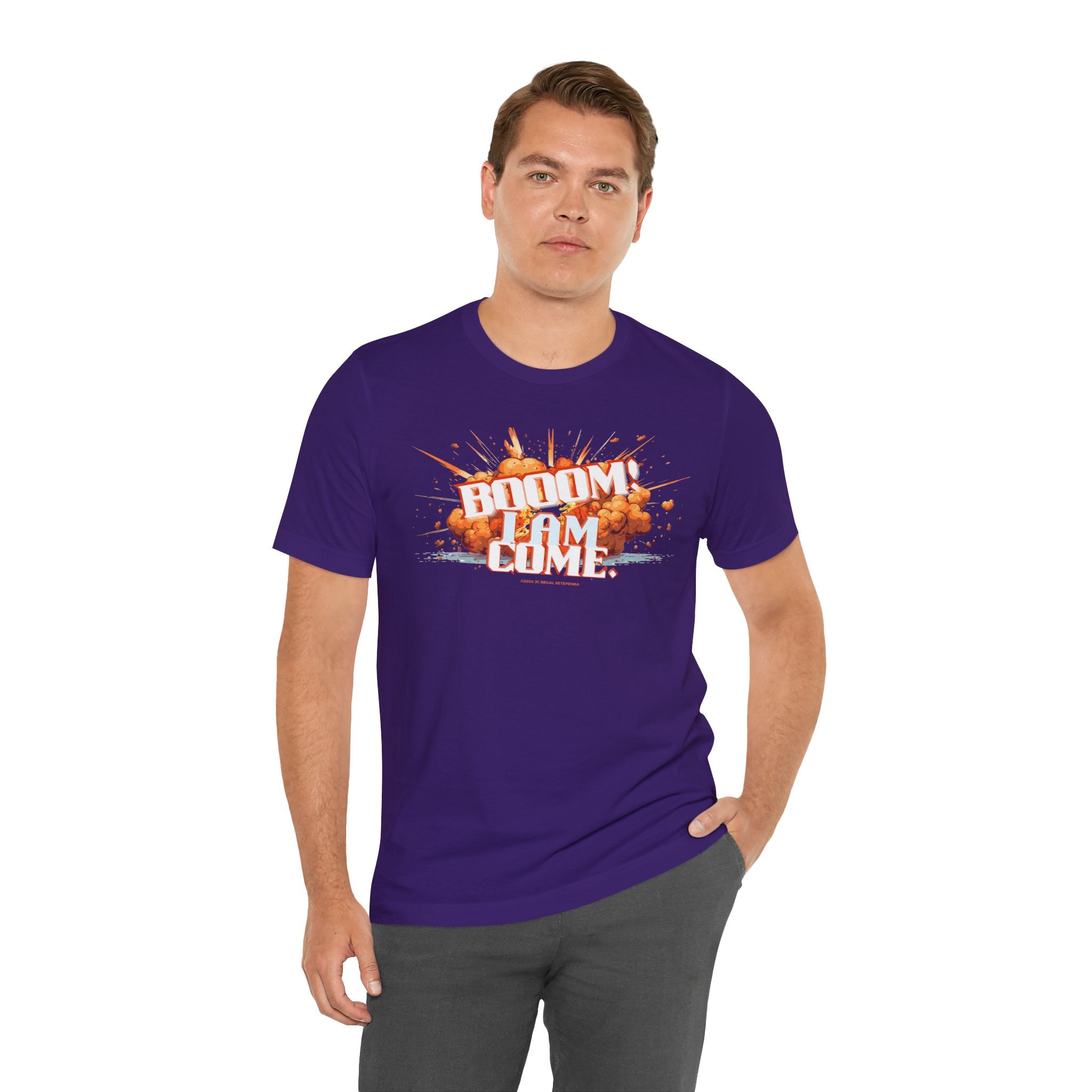 BOOOM! I AM COME Unisex Jersey Short Sleeve Tee