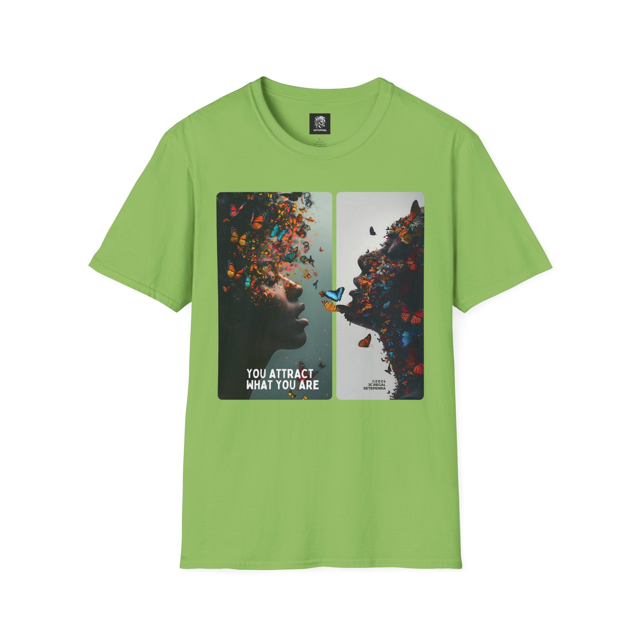You Attract What You Are (2nd Edition) Unisex Softstyle T-Shirt SETEPENRA T-Shirt.