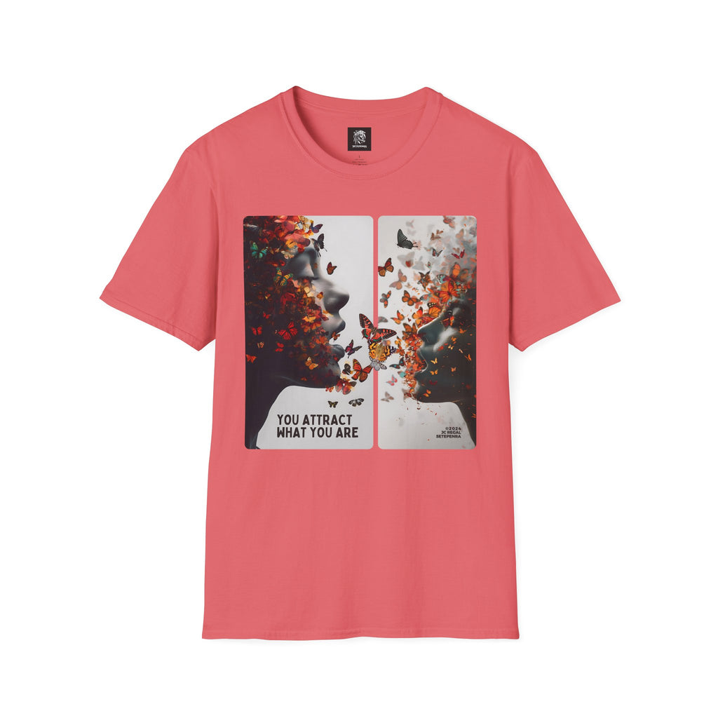 You Attract What You Are (1st Edition) Unisex Softstyle T-Shirt SETEPENRA T-Shirt.