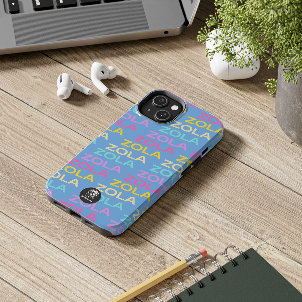Zola Tough Phone Case (For iPhone, Galaxy & More) - Light Blue