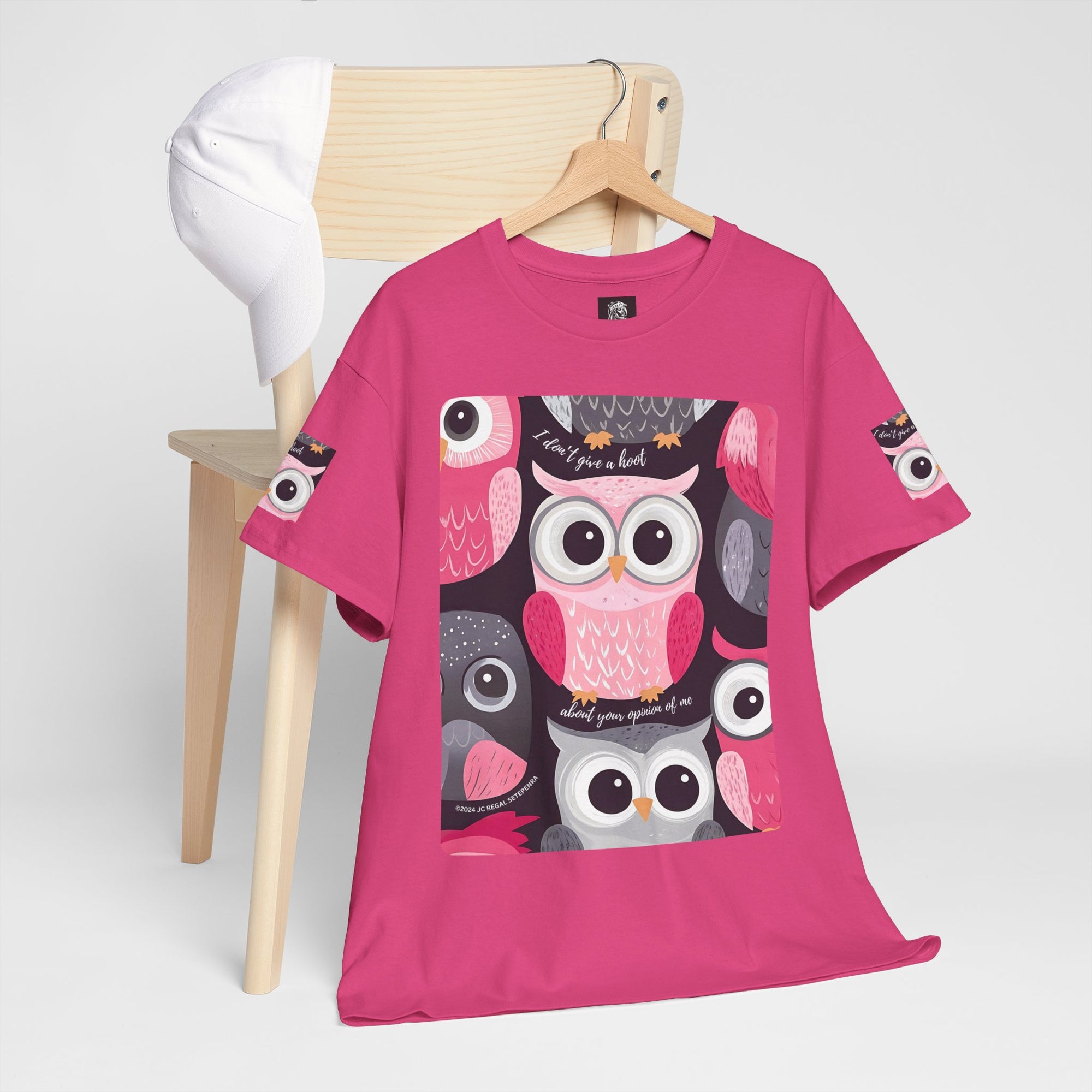 Don't Give A Hoot Unisex Heavy Cotton Tee