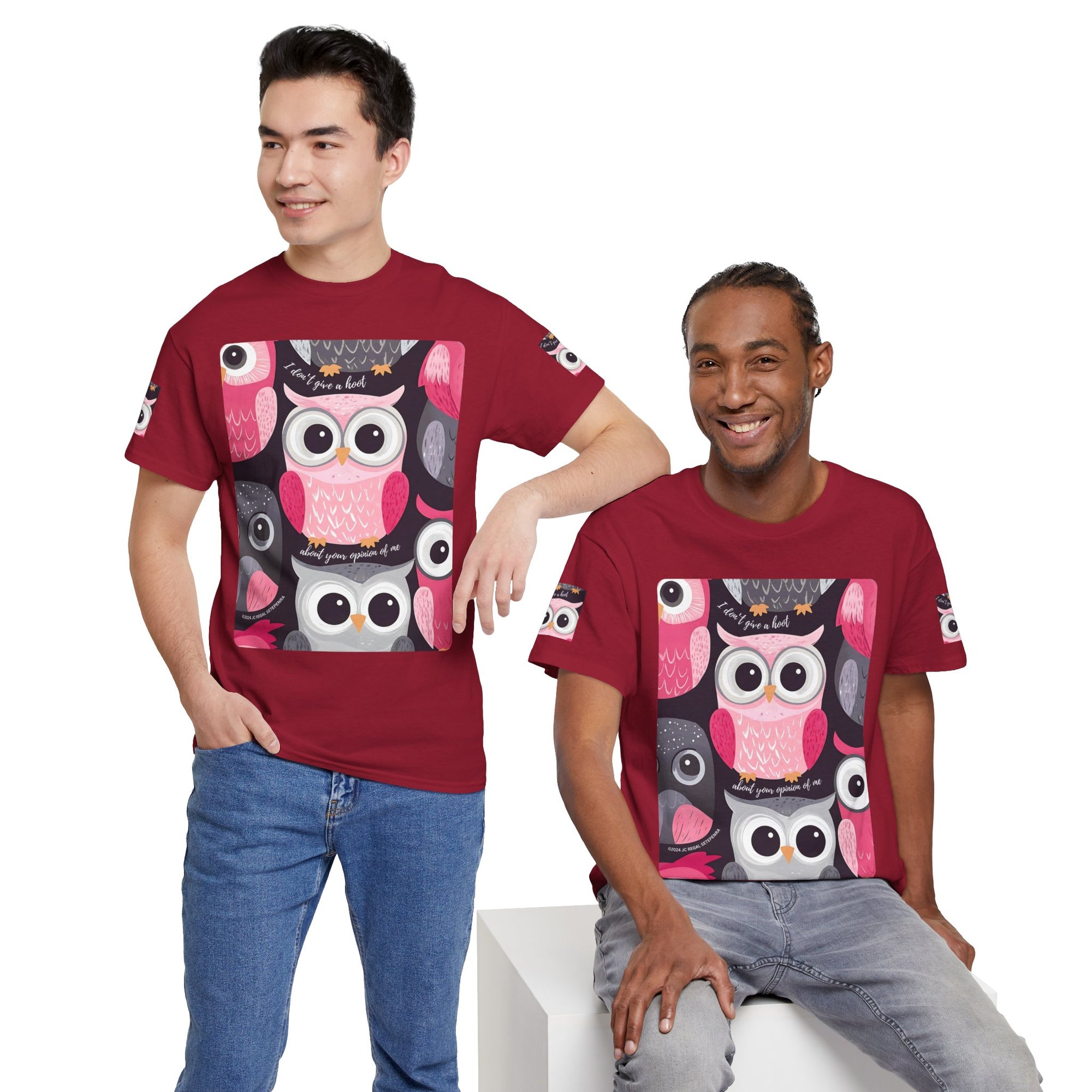 Don't Give A Hoot Unisex Heavy Cotton Tee