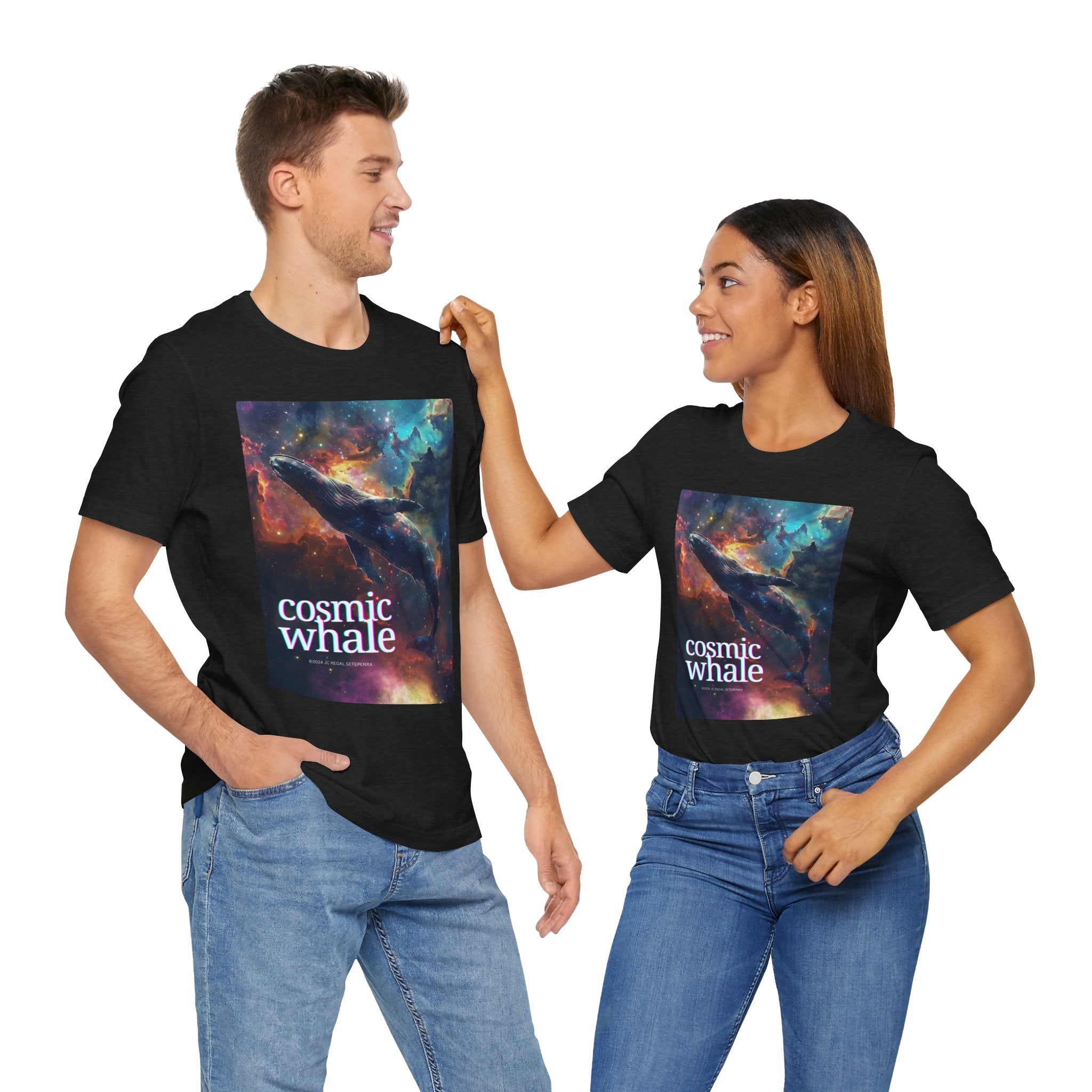 Cosmic Whale Unisex Jersey Short Sleeve Tee