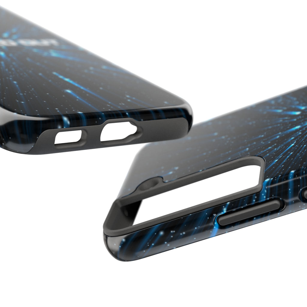 Spaced Out Tough Phone Case — Cosmic Space Warp Protective Cover