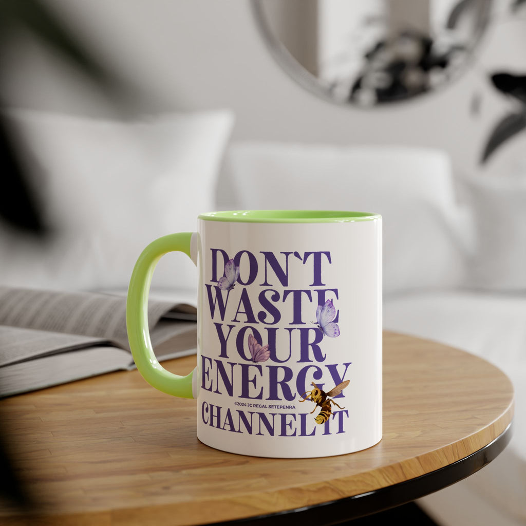 Channel It Accent Mug, 11oz (Various Colors)