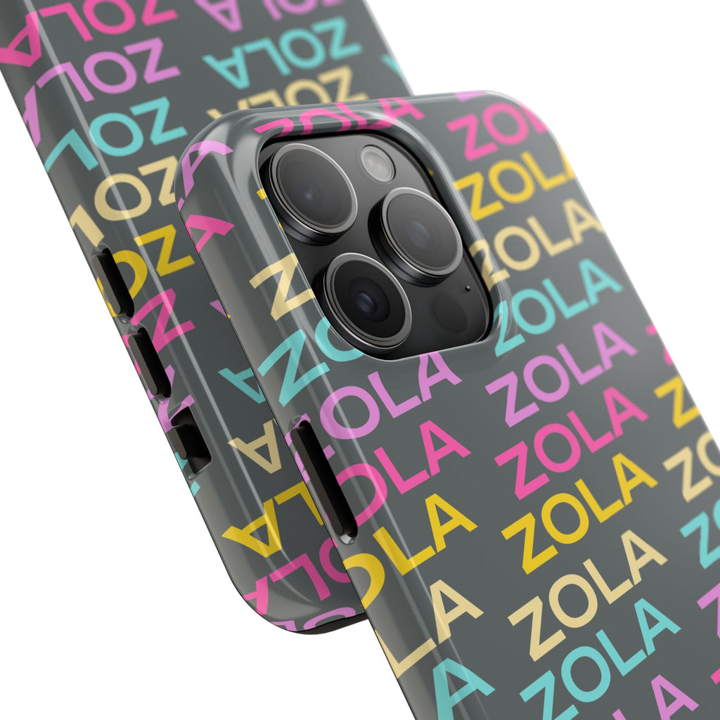 Zola Tough Phone Case (For iPhone, Galaxy & More) - Dark Grey