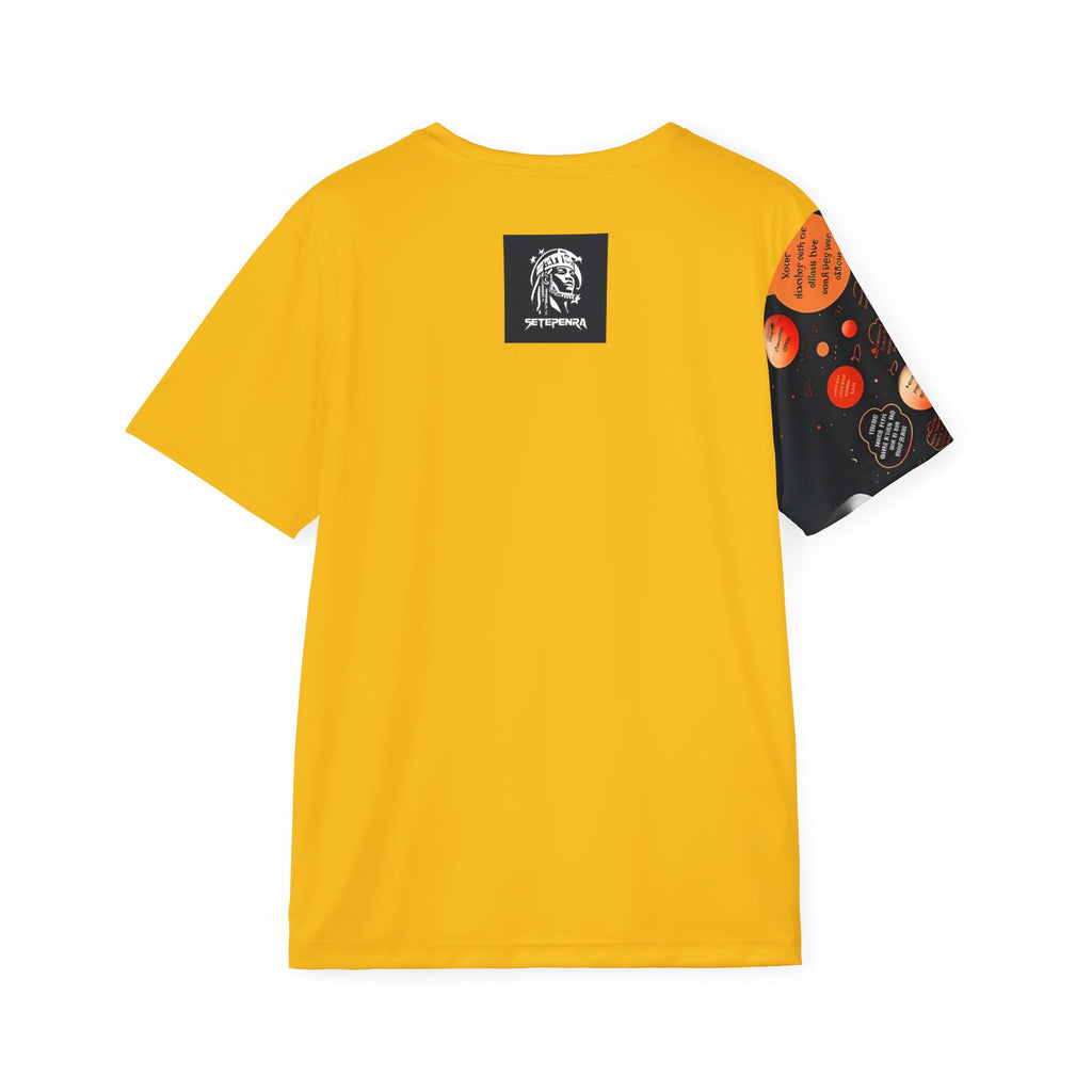 Mind Your Words Men's Sports Jersey (Gold) SETEPENRA All Over Prints.