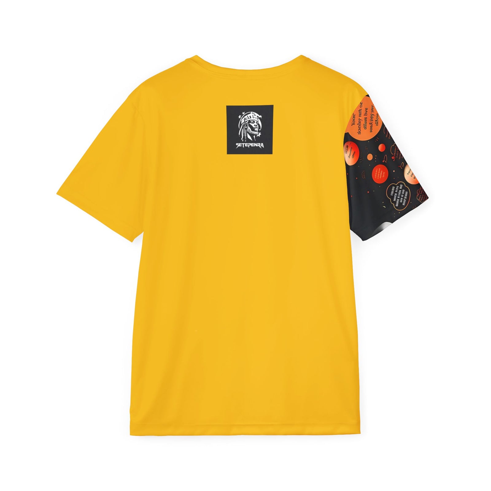 Mind Your Words Men's Sports Jersey (Gold) SETEPENRA All Over Prints.