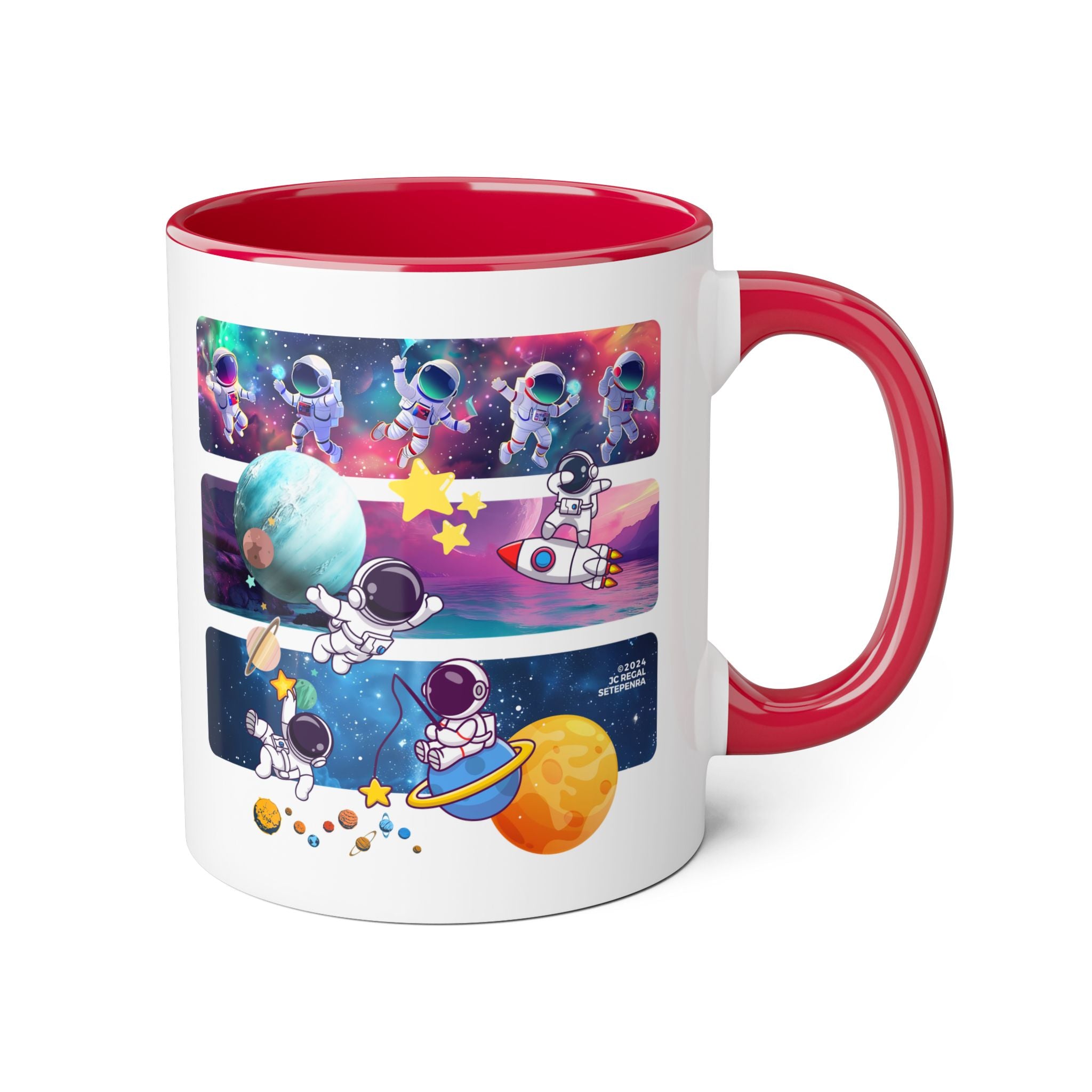Astro Cosmo (V2.0) Accent Mug, 11oz (Various Colors)