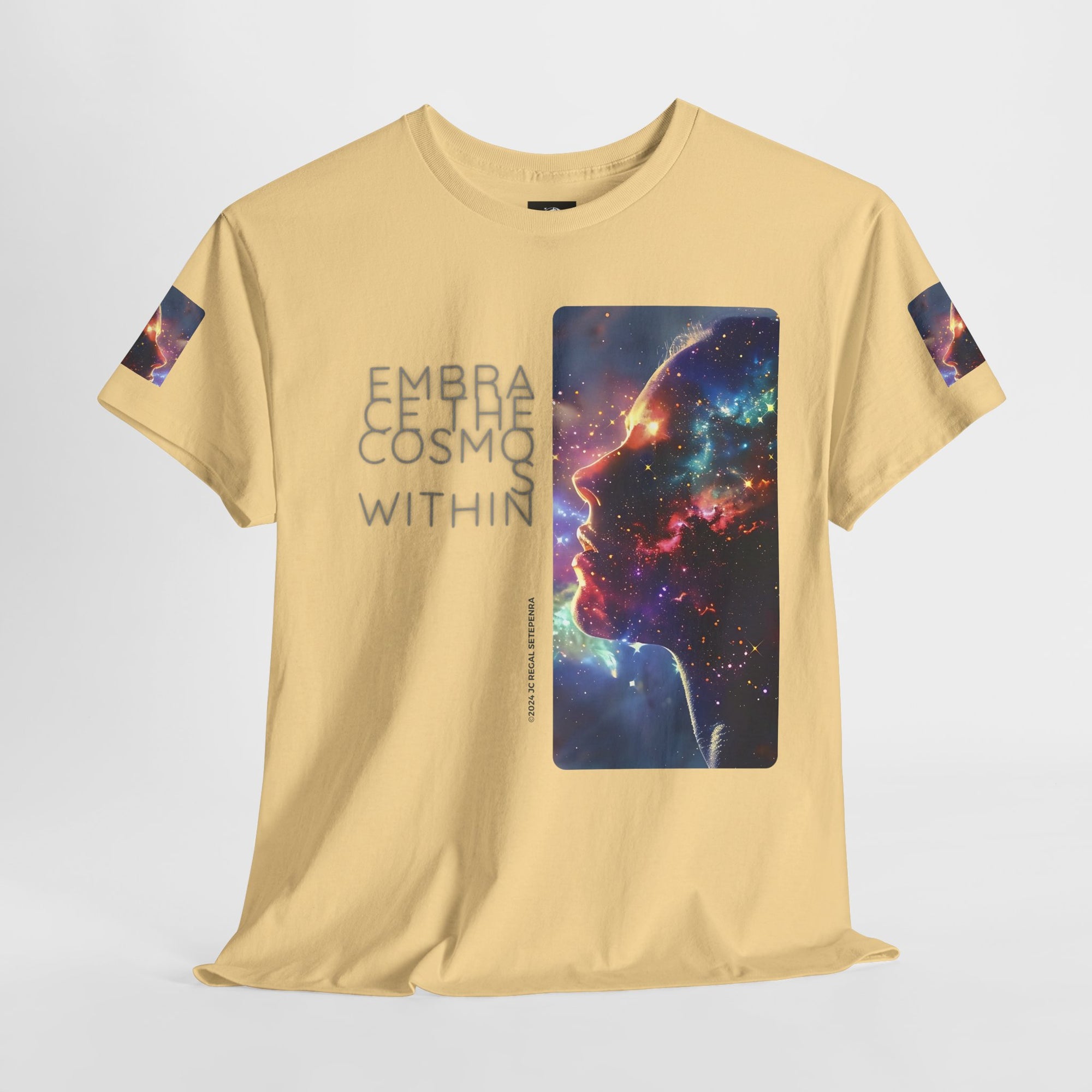 Embrace The Cosmos Within Unisex Heavy Cotton Tee