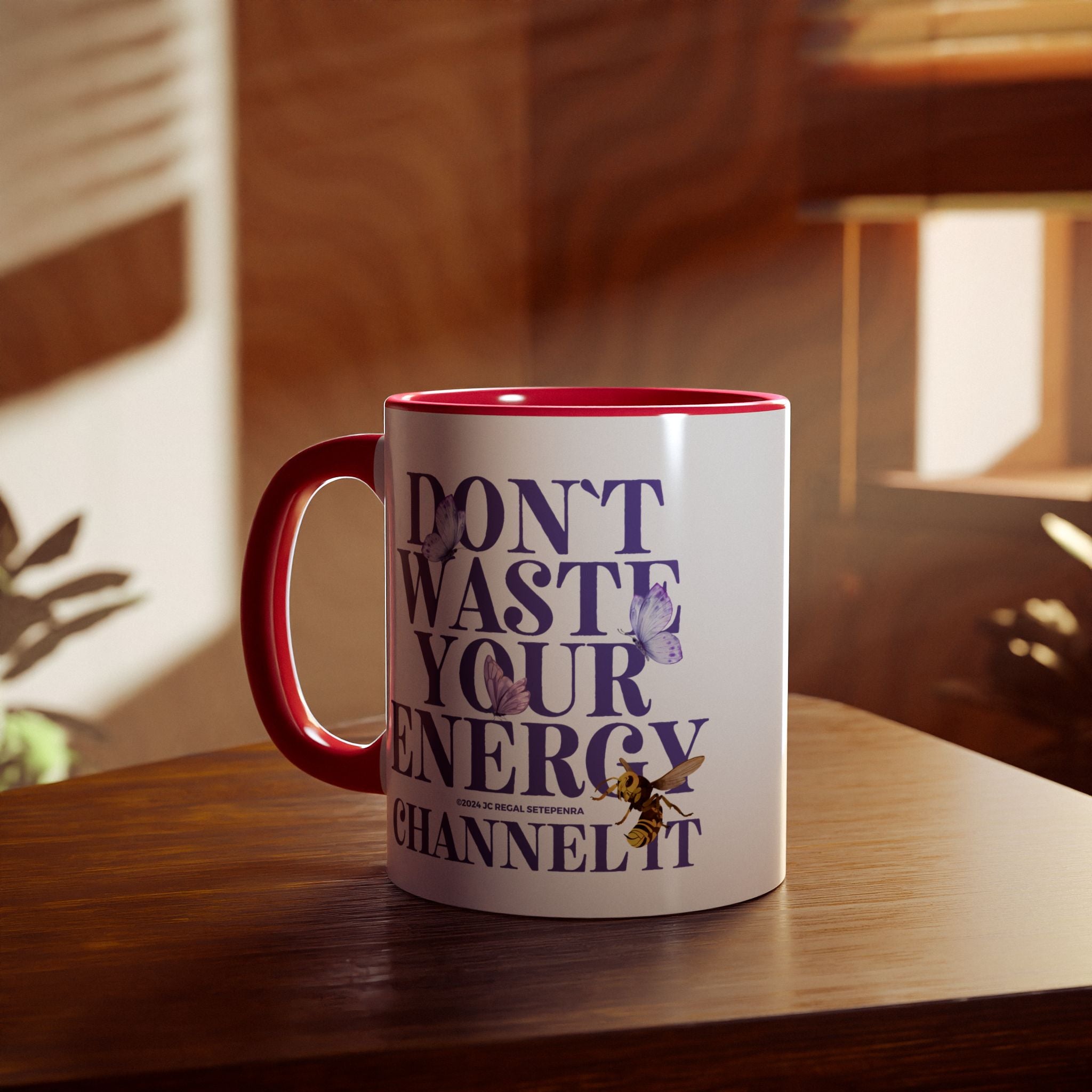 Channel It Accent Mug, 11oz (Various Colors)