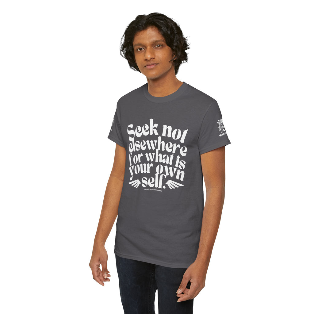 Seek Not Elsewhere Unisex Heavy Cotton Tee