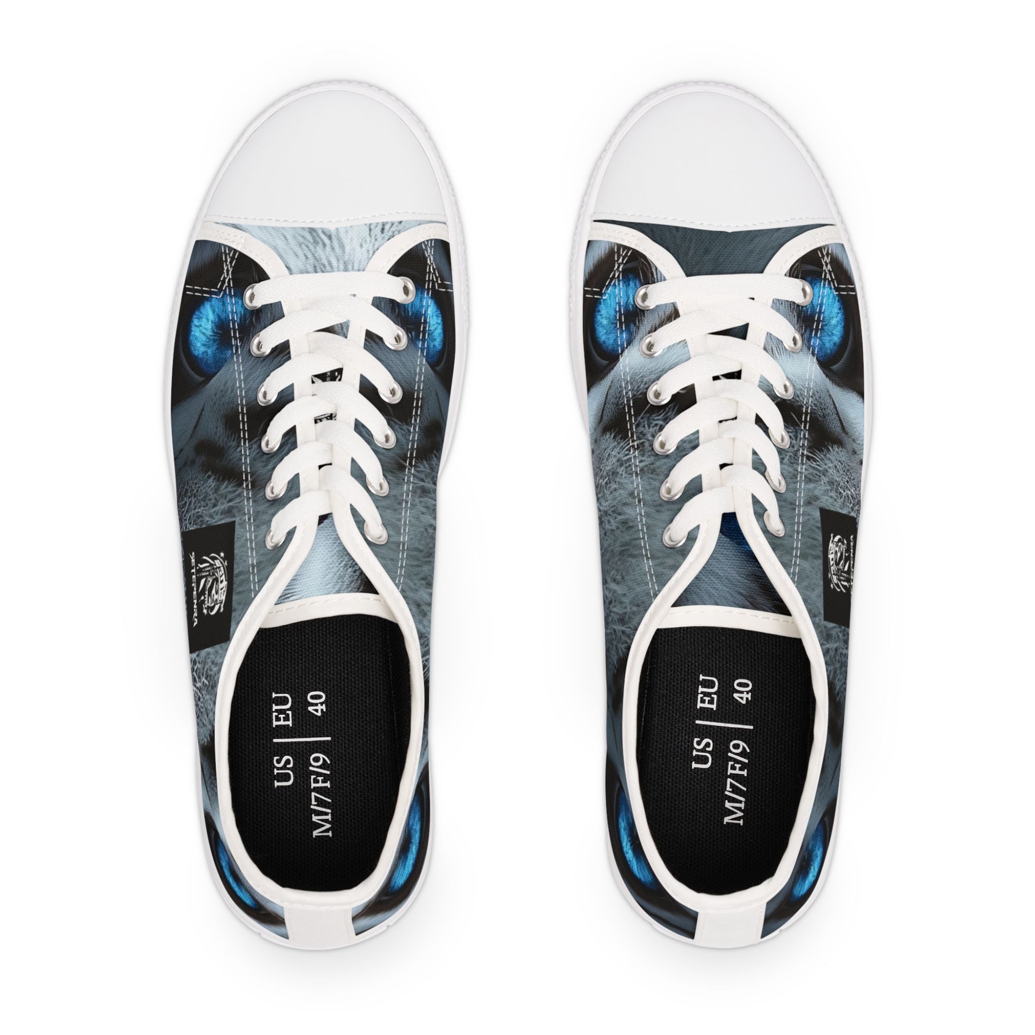Primal Power Women's Low Top Sneakers - White Tiger (2nd Edition) SETEPENRA Shoes.