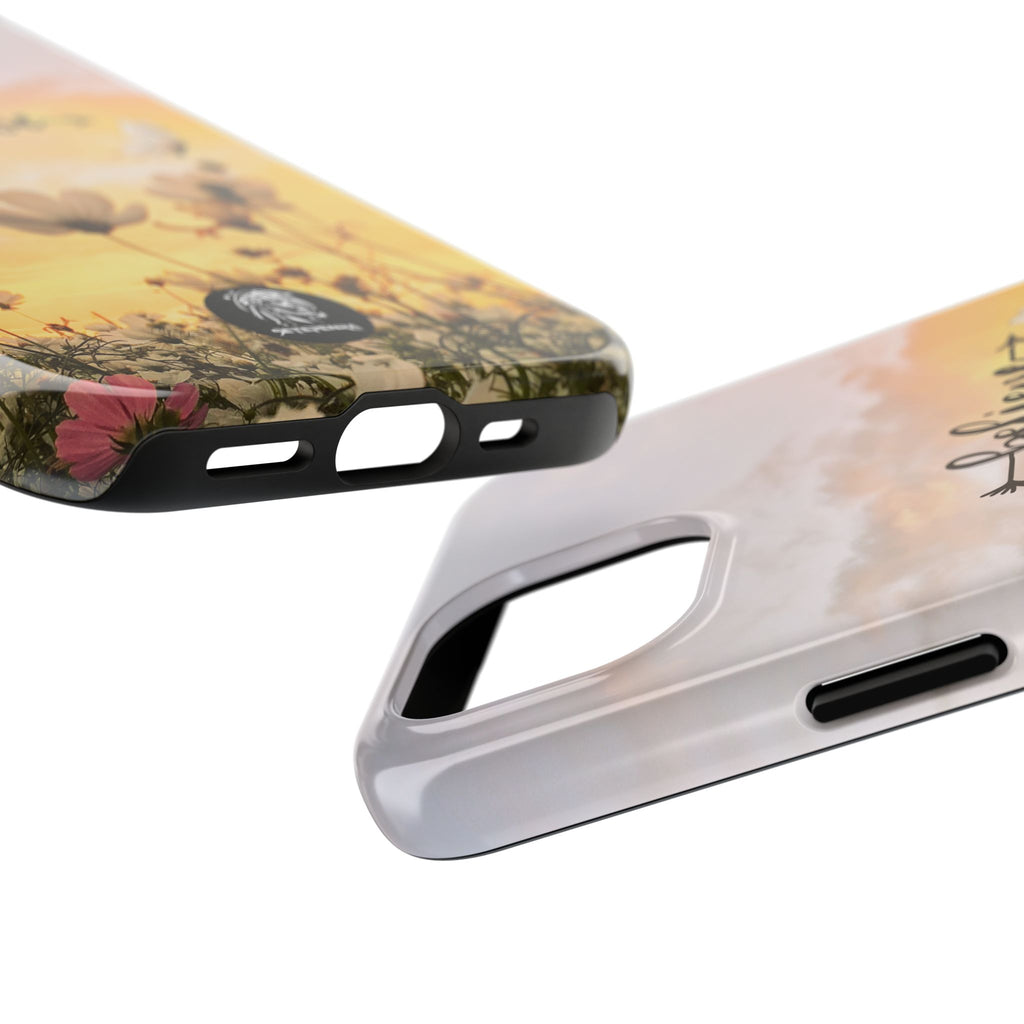 Believe Tough Phone Case (For iPhone, Galaxy & More) - Aesthetic Flower