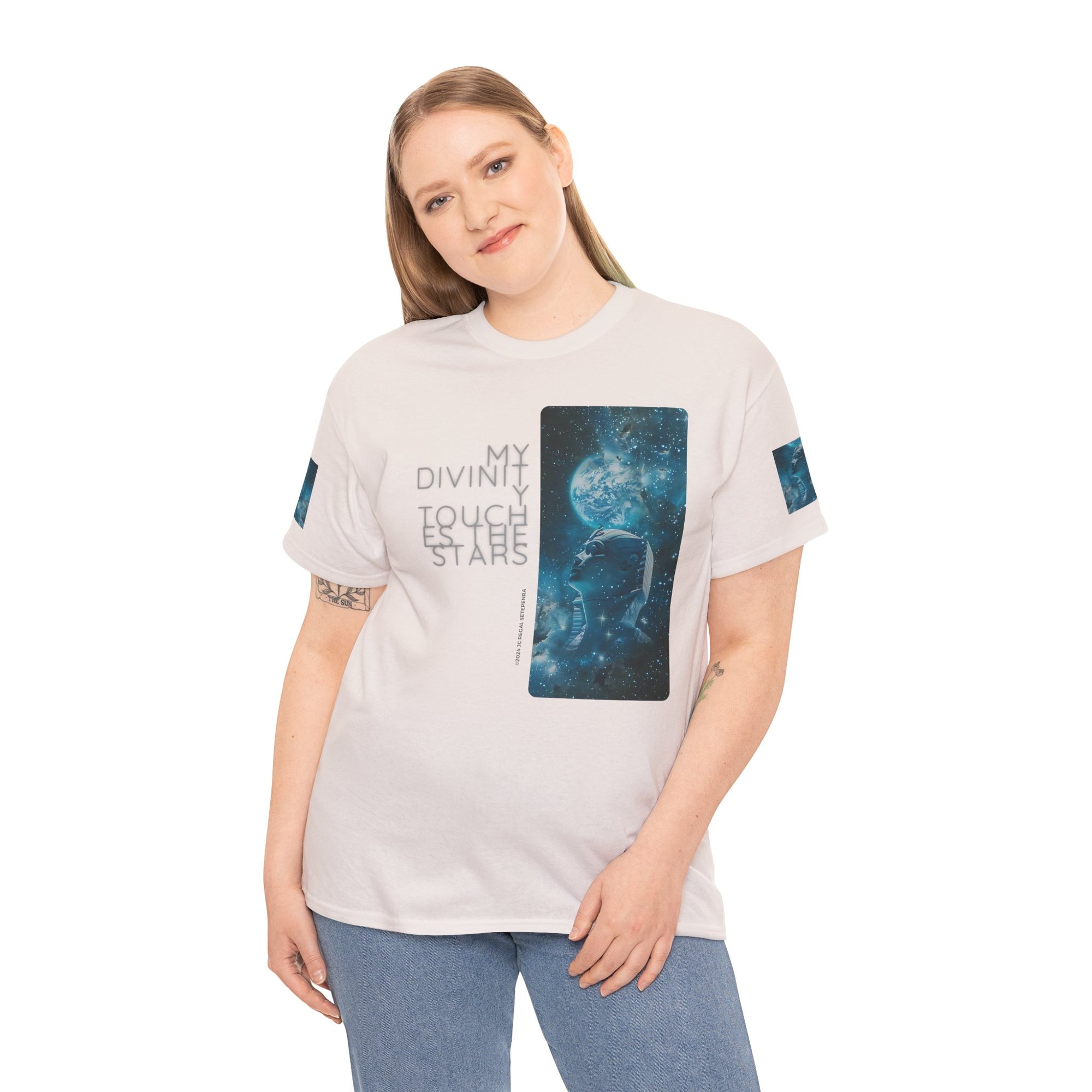 My Divinity Touches The Stars Unisex Heavy Cotton Tee