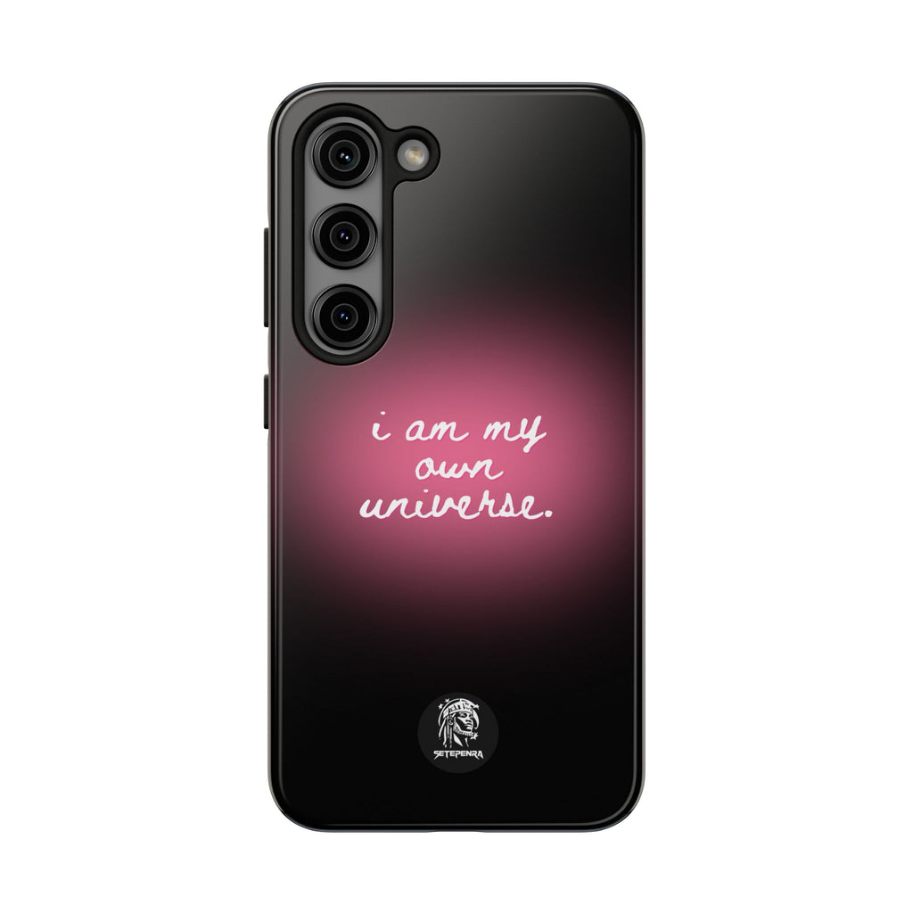 I Am My Own Universe Tough Phone Case (For iPhone, Galaxy & More) - Black